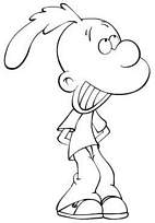 coloriage titeuf fait l innocent